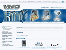 Tablet Screenshot of flow-meters-controls.gommci.com